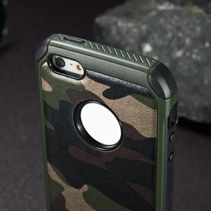 Классический армейский Камуфляжный узор 2 в 1 задняя крышка PC + TPU Защитный чехол