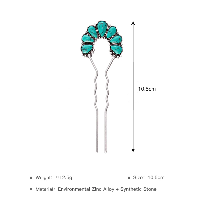 Зеленый синтетический камень водослива Винтаж волос Щупы для мангала Евро