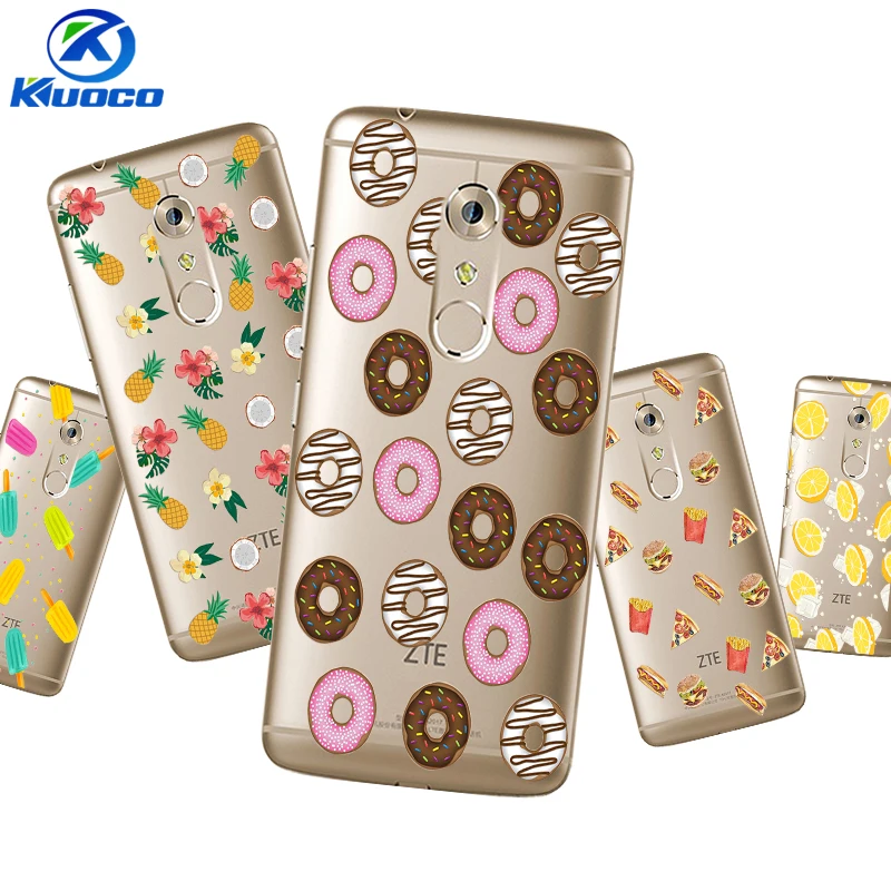 DIY чехол для телефона ZTE Axon 7 Mini A2017 Nubia Z11 MAX Z9 мягкий TPU с принтом еды|phone cases|case for ztecase
