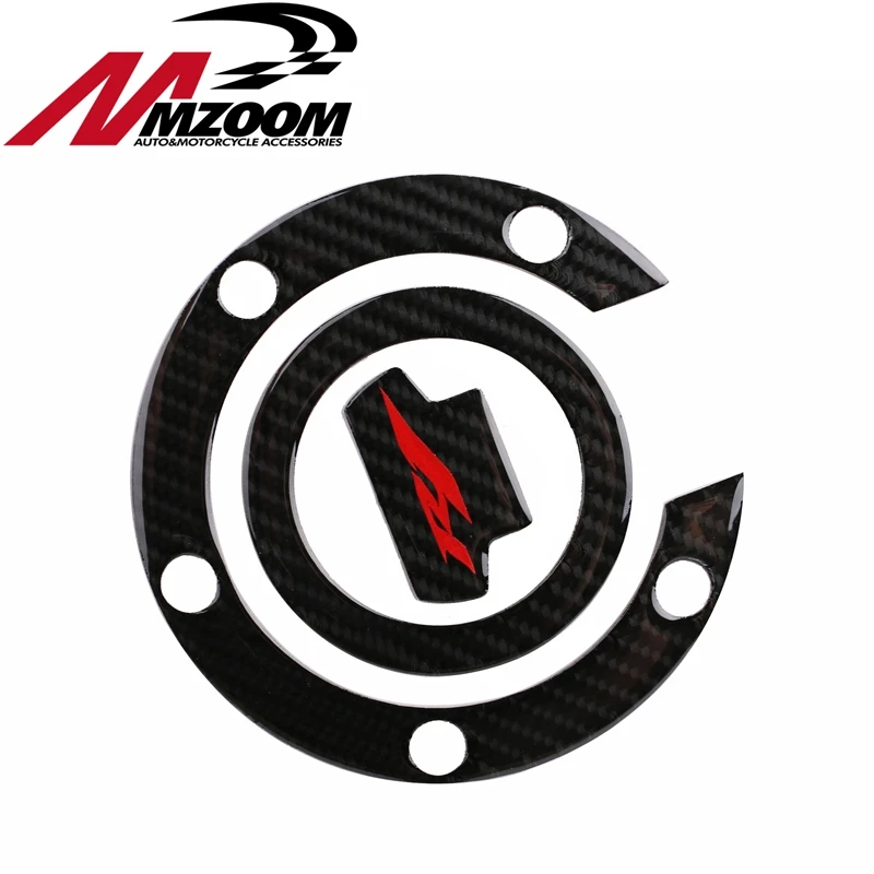 Free shipping Motorcycle 3D Carbon Fiber oil Tank Cap Pad Sticker for YAMAHA YZF-R1 |