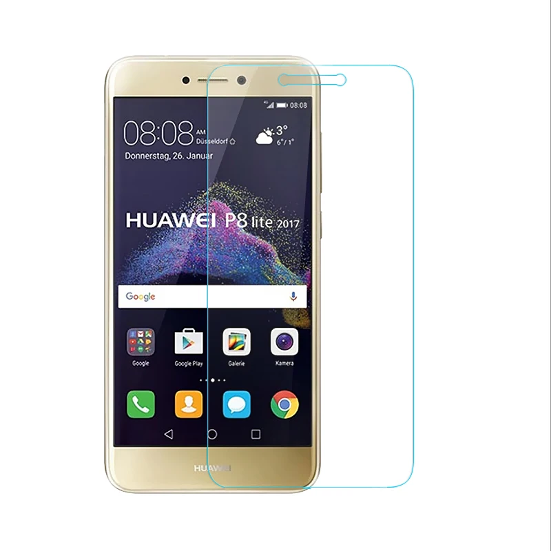 2.5D высококачественное закаленное стекло для Huawei p8 Lite 2017 протектор экрана