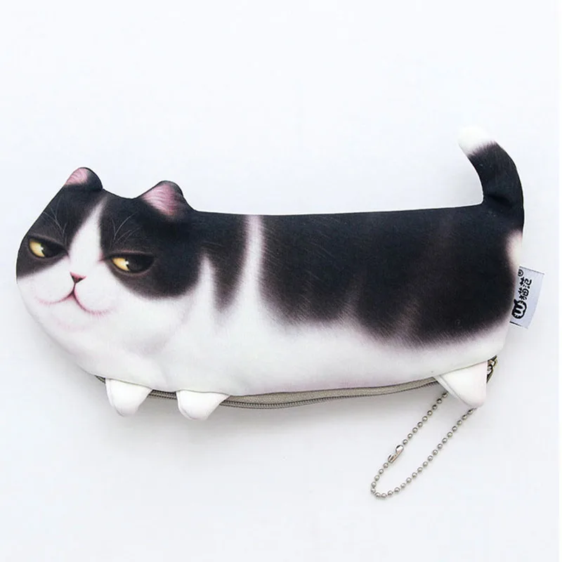 Школьный офисный карандаш, чехлы Kawaii, милый кот, мультяшная коробка для ручки, сумка, школьные принадлежности, канцелярские принадлежности, сумка для хранения 05169