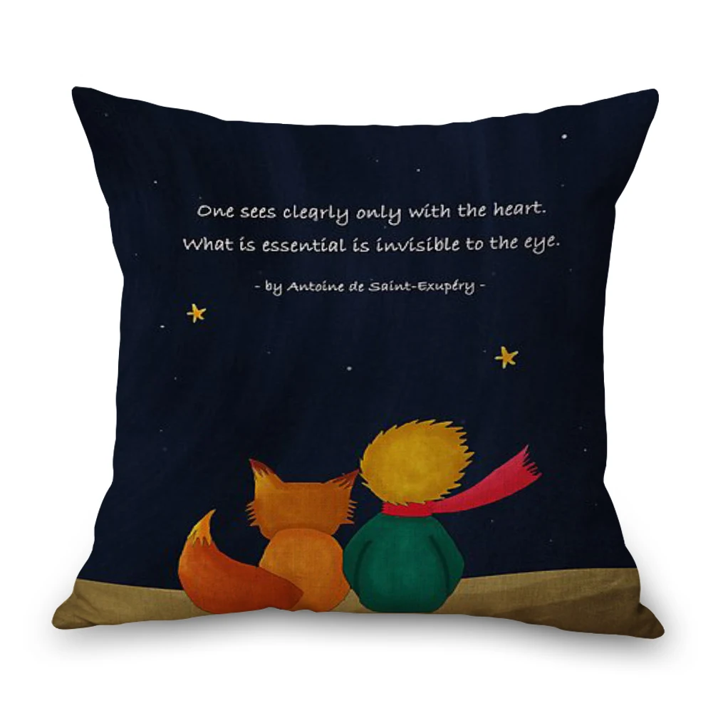 Лисичка Le Petit Prince наволочка для тела льняная кровать подушки путешествий чехол