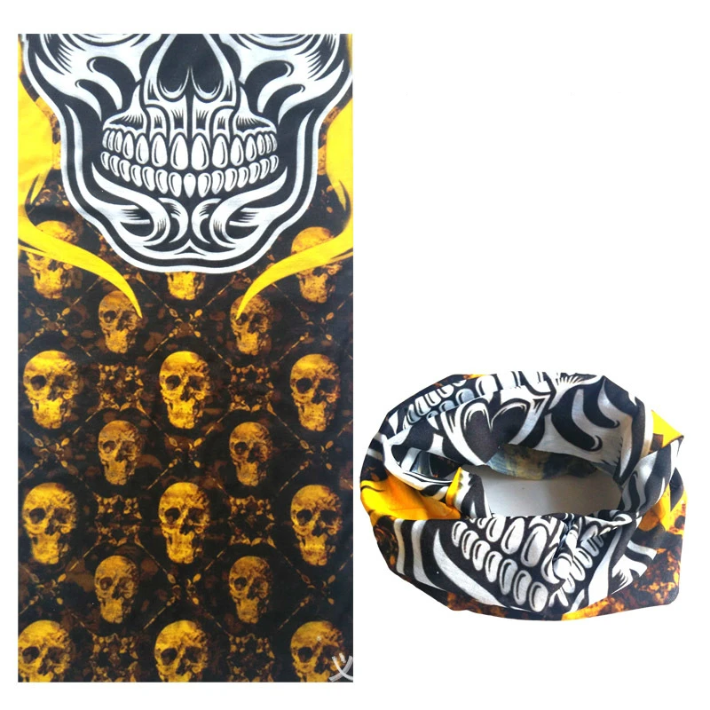 Праздничная маска для Хэллоуина с пугающим черепом праздничная одежда езды на