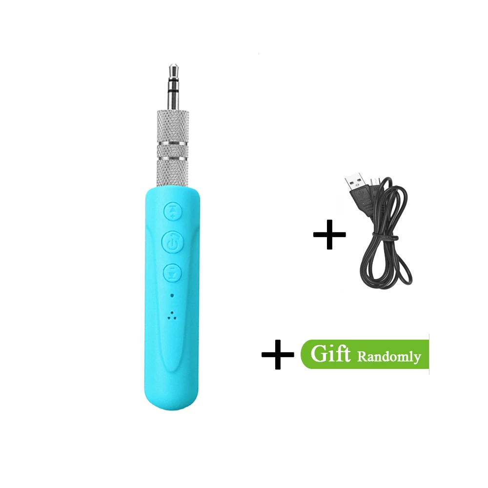 bt9-blue Беспроводной автомобильный Bluetooth Aux аудио приемник адаптер автомобильный Bluetooth гарнитура автомобильный комплект стерео музыка 3,5 мм разъем Aux Bluetooth приемник - Название цвета: bt9-blue