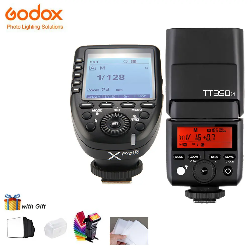 В наличии Godox TT350P Скорость lite вспышки для Pentax 645z K70 Камера с XPro xpro-p триггеры