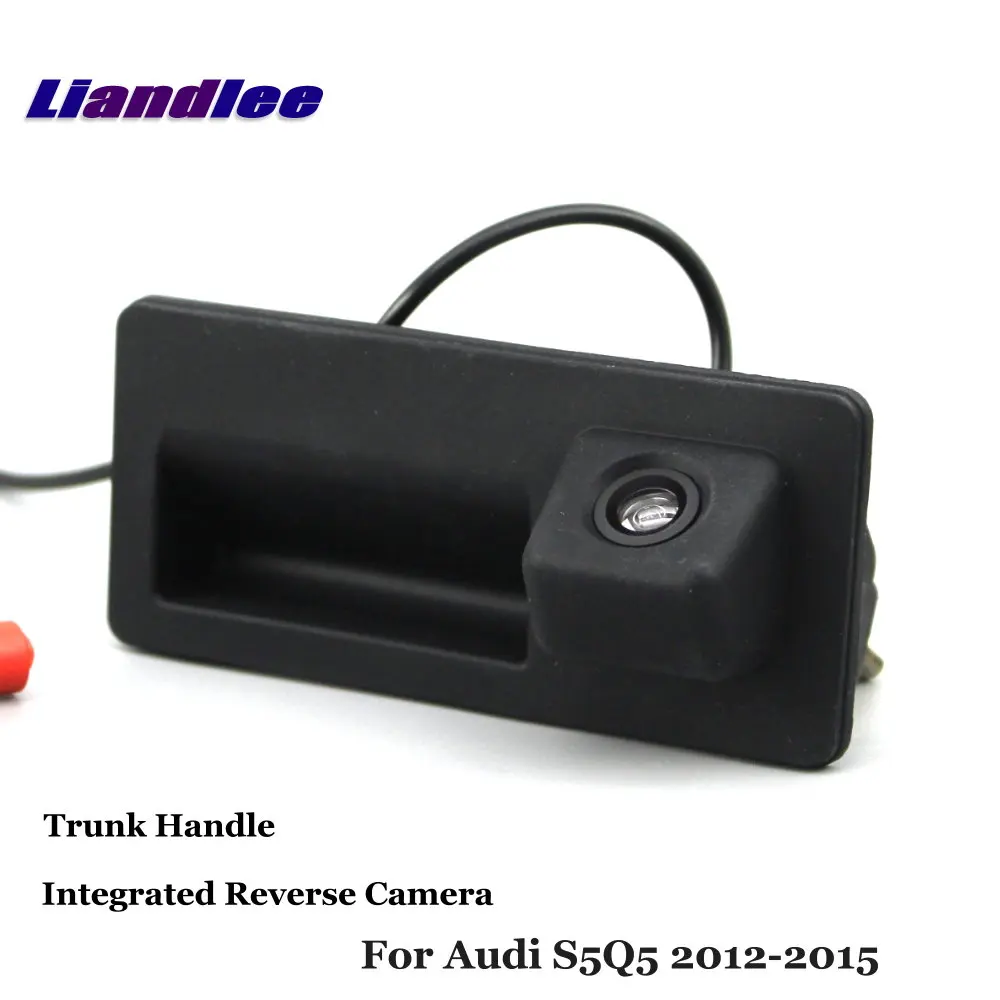 For Audi S5 / Q5 2012-2015 Car Trunk Handle Rear Camera Parking Back Kit Accessories Integrated Dash Cam HD SONY CCD