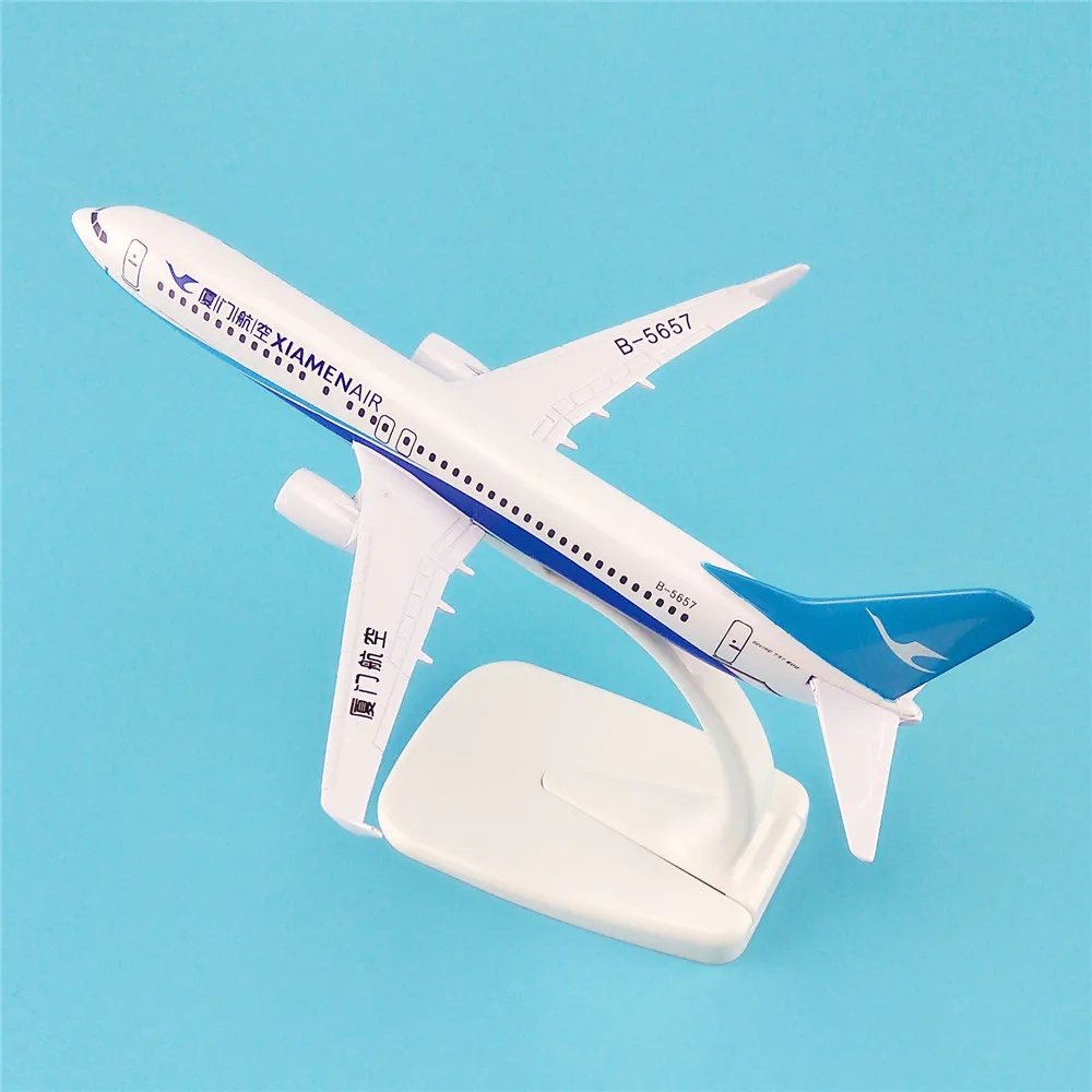 16 см металлическая модель самолета воздуха Китай Сямэнь эйр B737 800 Boeing 737