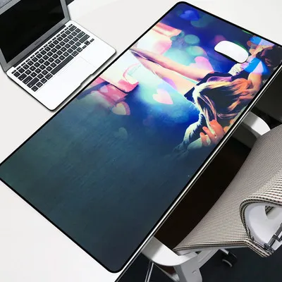 900X400 мм коврик для мыши Аниме оригинальные резиновые игровые mausepad большого