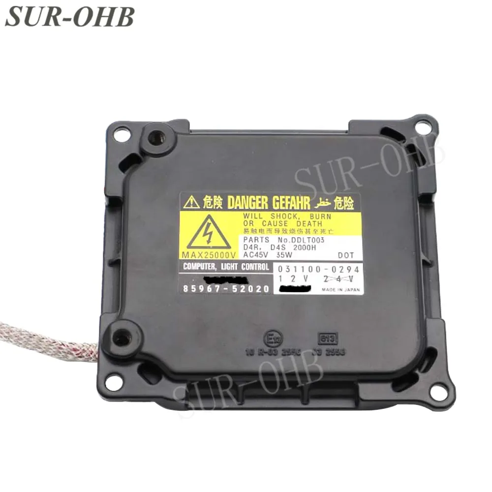 V40 85967-51051 KDLT003 HID Xenon 85967-52021 D4S фар DDLT003 короткие балласт 39000-78515 для Prius ES350 RX350