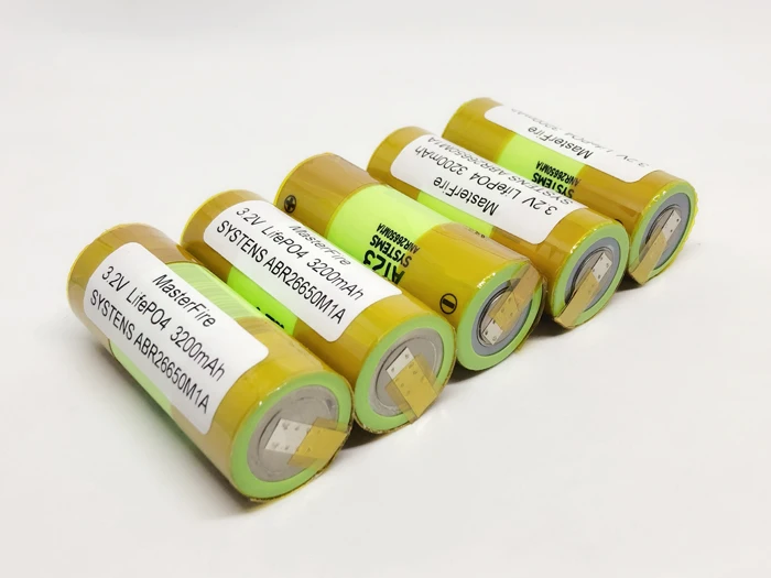 MasterFire Новый ANR26650M1A Батарея 3 2 V 15C lifepo4 клетки 26650 3200 mah Перезаряжаемые батареи с