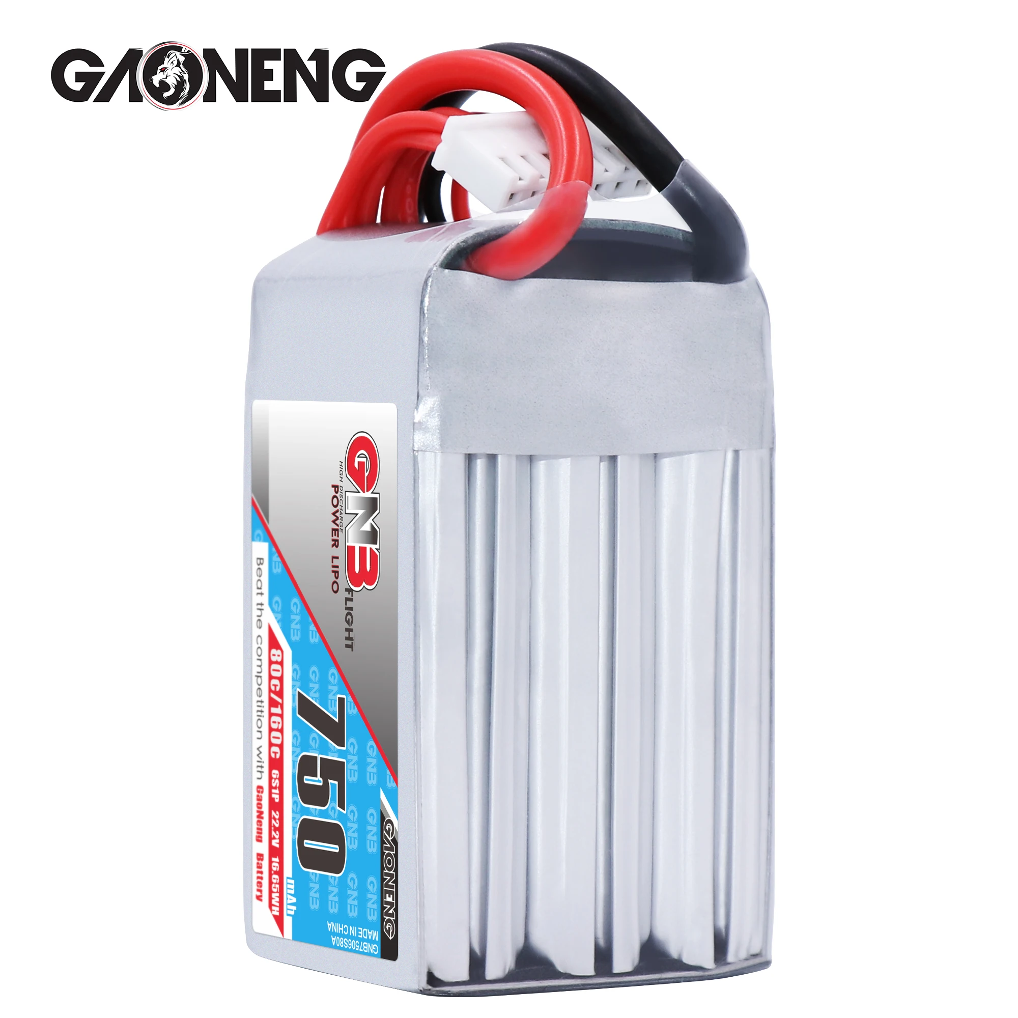 Gaoneng GNB 750 мАч 22 2 в 6S 80C/160C Lipo батарея XT30 или XT60 разъем для Emax Tinyhawk Kingkong LDARC Крошечный