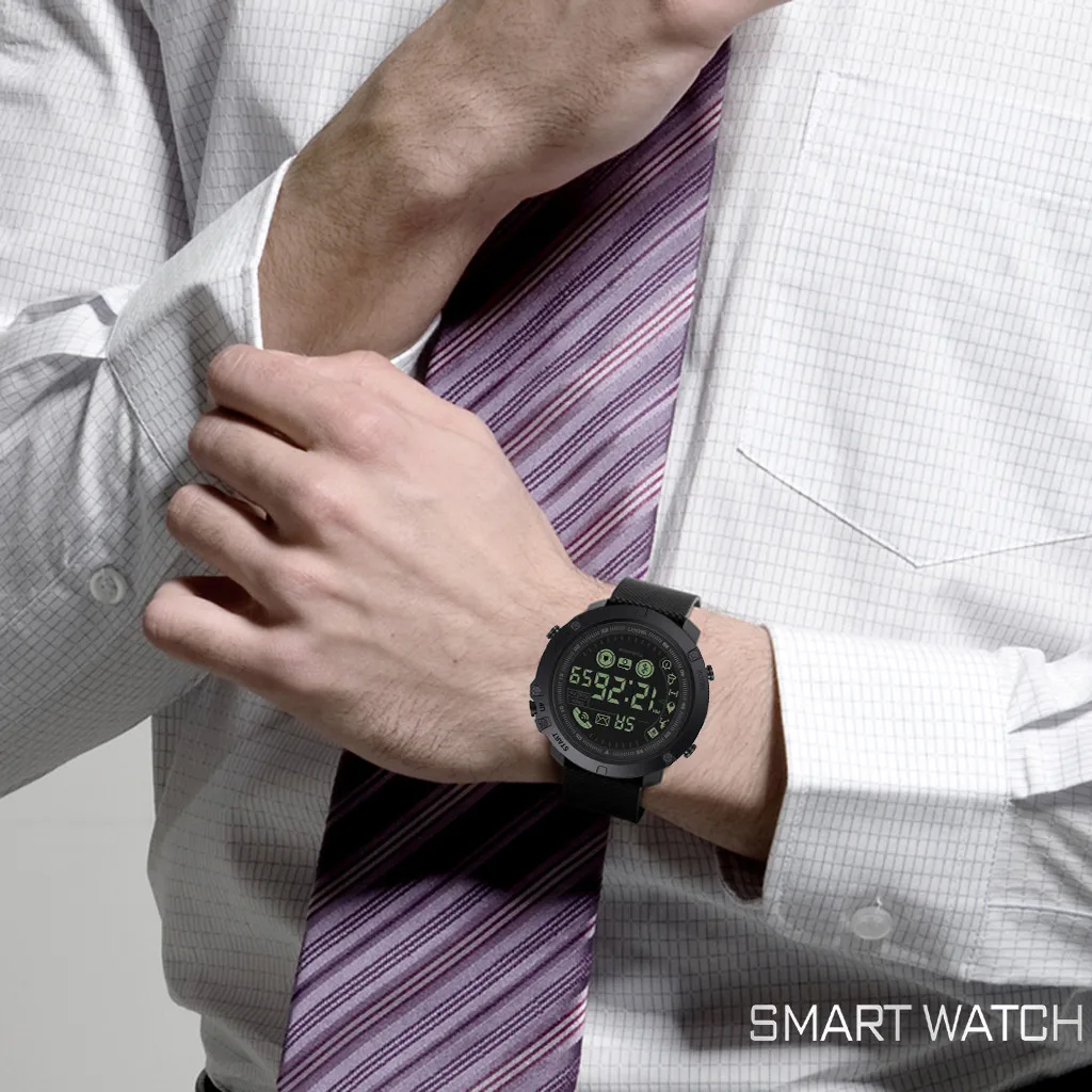 Горячие спортивная Для мужчин Смарт-часы 33-месяц в режиме ожидания 24h всепогодный мониторинг классный дизайн Reloj элегантные de los hombres Wd4