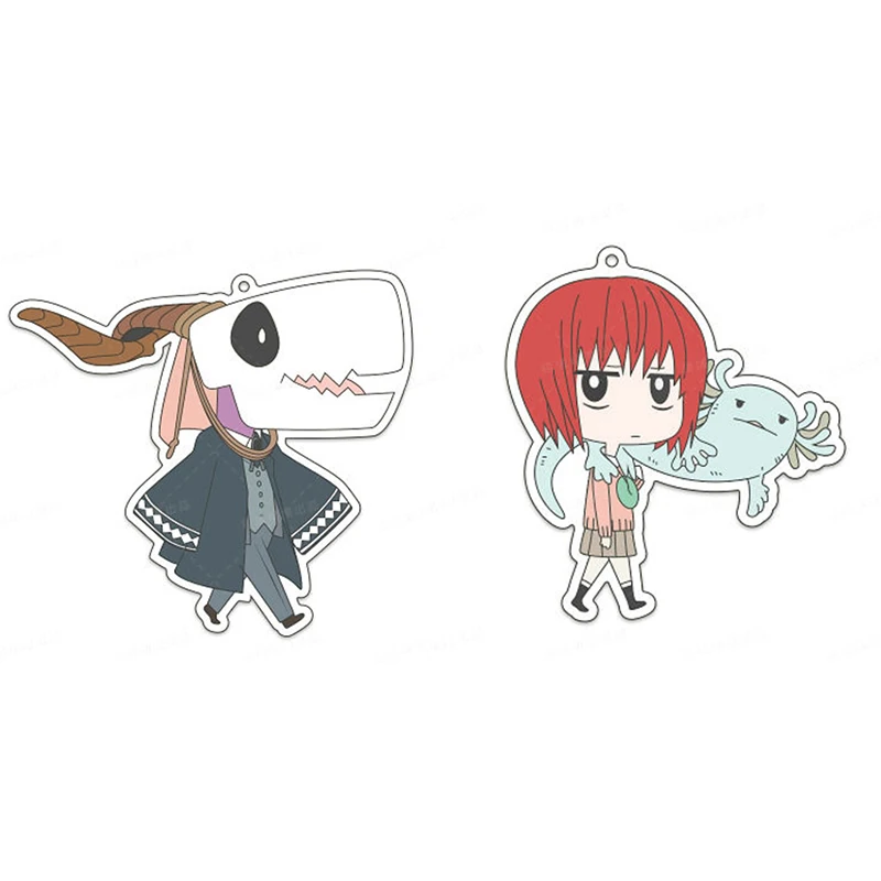 Chise & Elias Ainsworth милый аниме брелок Mahoutsukai No Yome Hatori акриловый кулон с жетоном