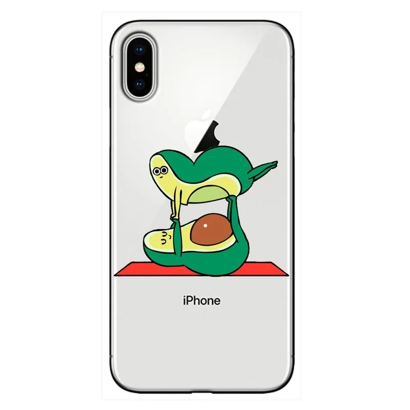 Чехол для телефона avocado iPhone 6 6S Plus 5 11 11PRO MAX SE 7 8 7Plus X XR мягкий силиконовый защитный