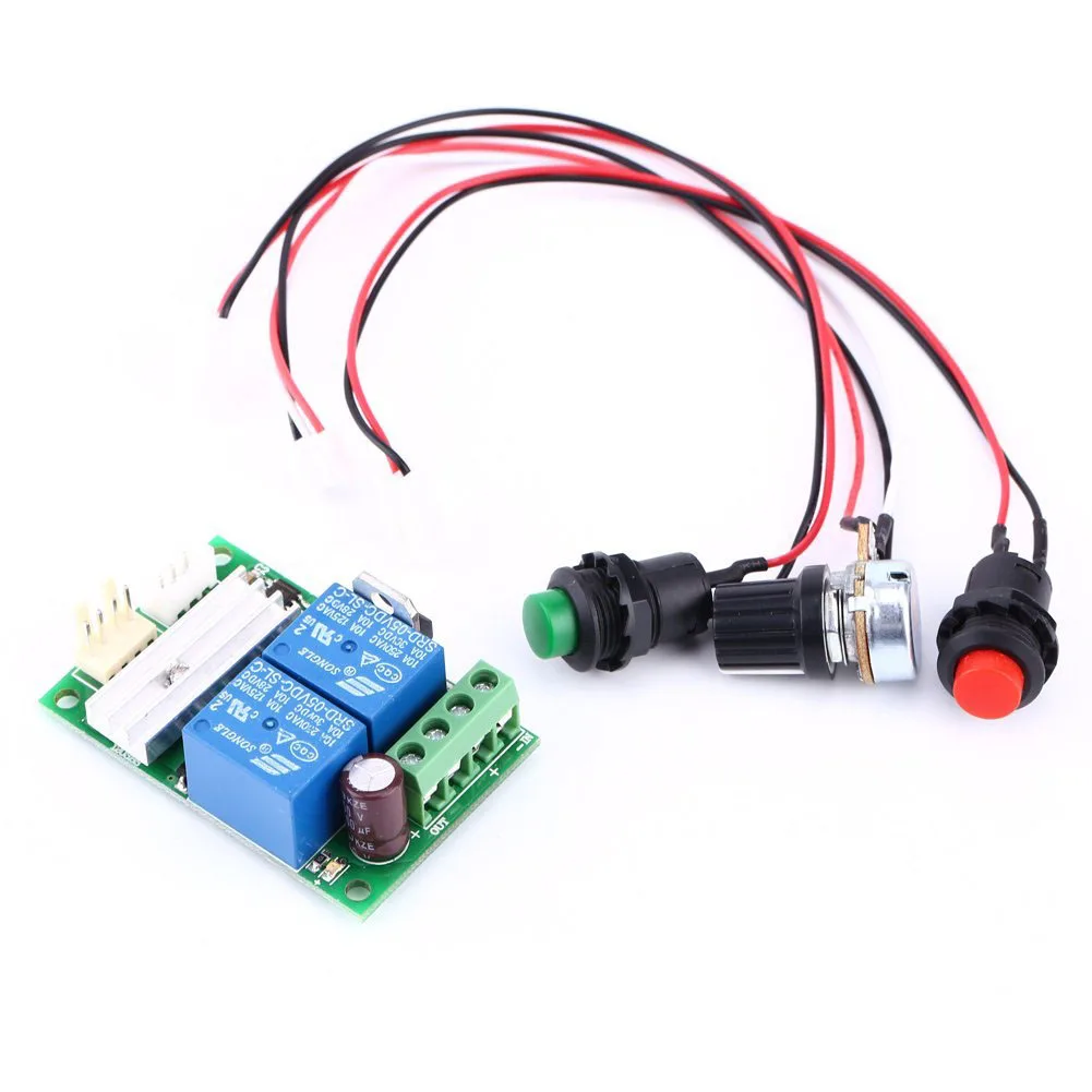 6V 12V 24V DC 3A Motor Speed Controller (PWM) Adjustable Reversible Switch Driver Reversing | Обустройство дома