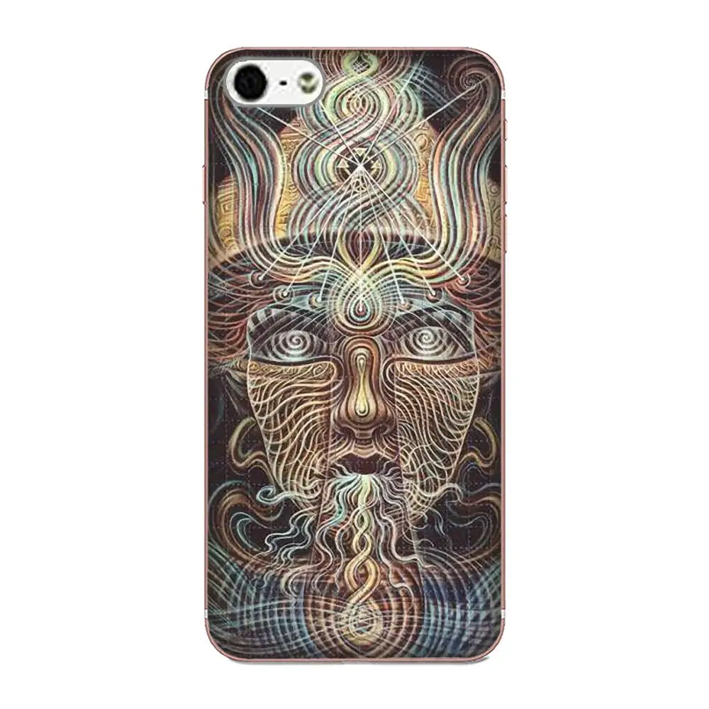 Мягкий ТПУ чехол для телефона Xiaomi Mi3 Mi4 Mi4C Mi4i Mi5 Mi 5S 5X 6 6X A1 Max Mix 2 Note 3 4 Dmt Psychedelic Hallucinogen