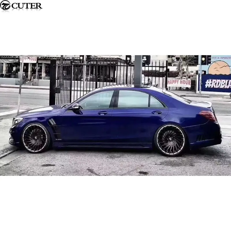 W222 S320 S350 комплект кузова автомобиля FRP неокрашенные передние и задние бамперы