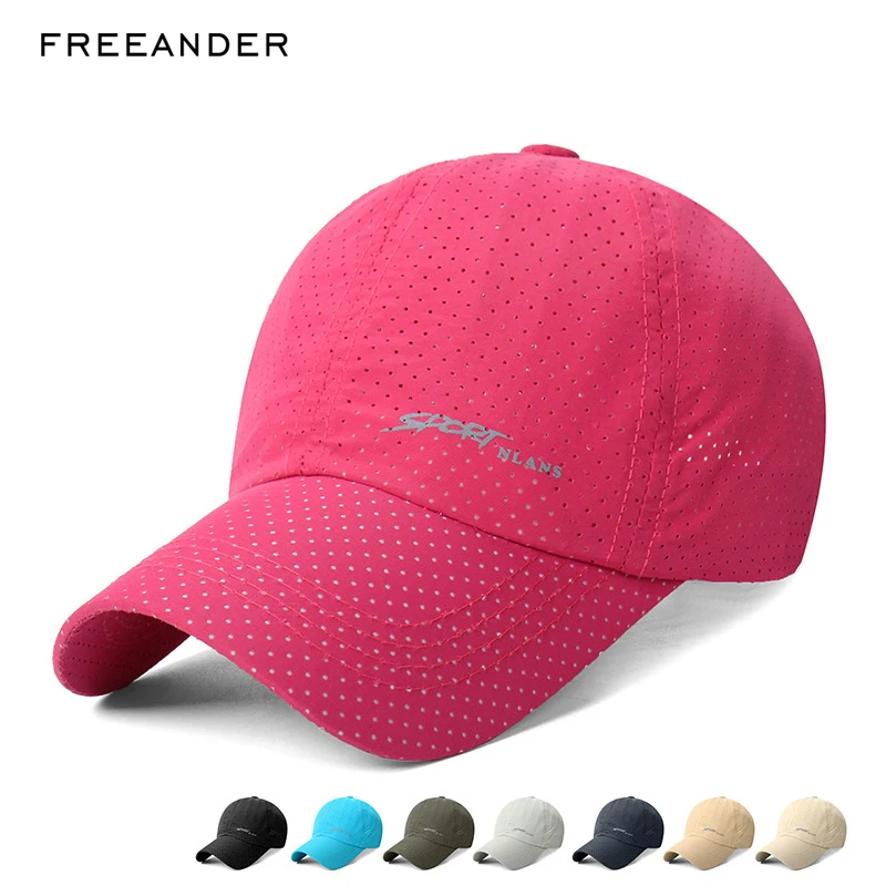 

Freeander Baseball Cap Women Summer Golf Wang Fitted Hats Adjustable Female 2018 Fashion Hip Hop Breathable Plain Snapback Hats