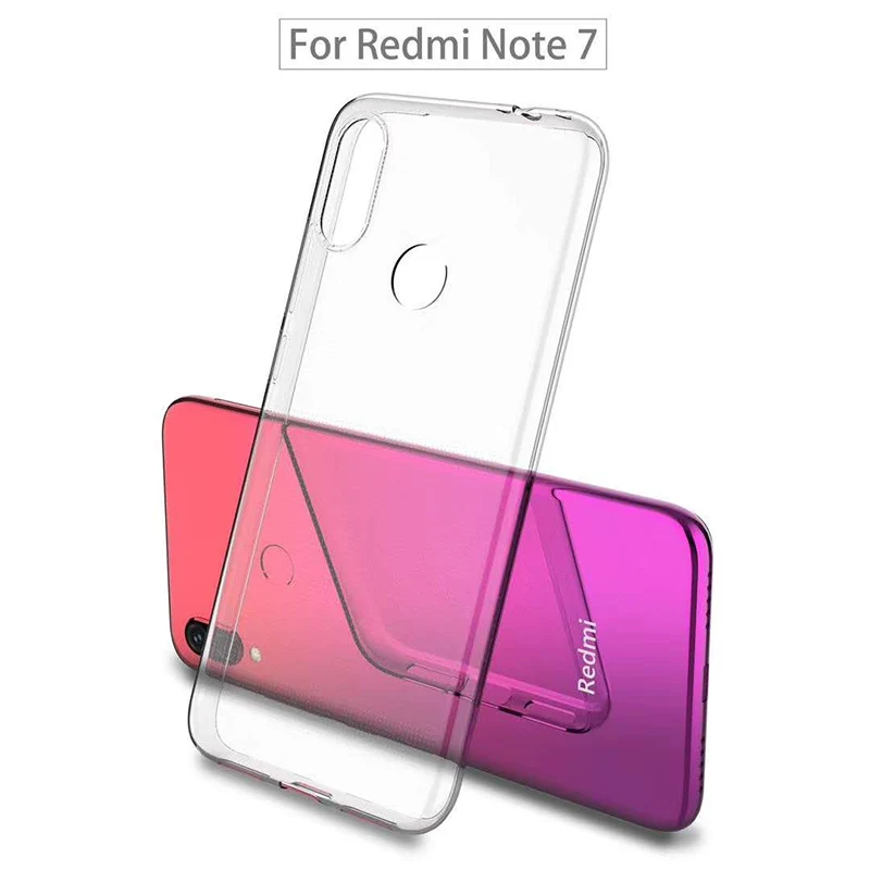 TPU Case Xiaomi Redmi K20 7 Note 7S S pro Cases Ultra-thin Transparent Silicone Phone K20Pro 7Pro Cover |