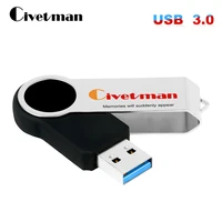 civetman usb flash drive 256gb rotating metal usb3 0 pendrive 128gb high speed usb flash memory stick 64gb 32gb 16gb pen drive