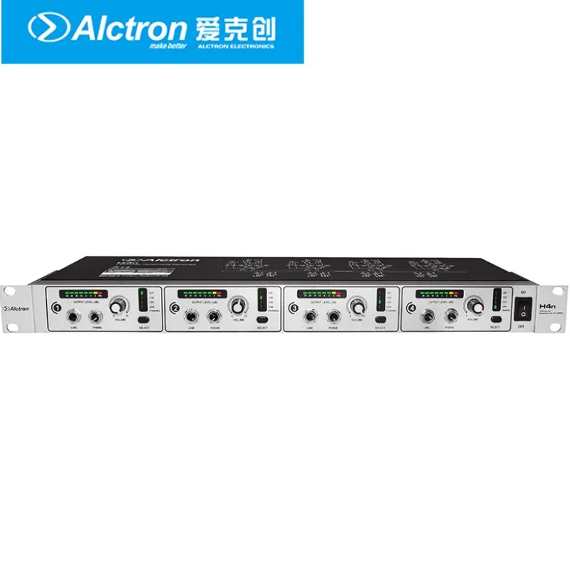 Alctron H4N Высокая мощность 4 канала Усилитель для наушников предусилитель и система
