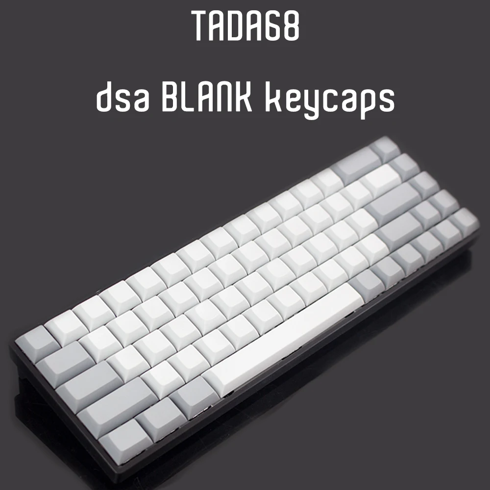 Пустые DSA колпачки для ключей tada68/gh60/poker mx механическая клавиатура pbt caps fc660 keycap