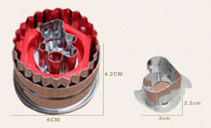 288*8 шт. устройство для резки овощей и фруктов форма среза из нержавеющей стали|fruit