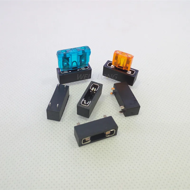 20 шт./лот PCB панель крепление страховые блоки защитные клеммы Микро Мини Средний Маленький Универсальный автомобильный держатель предохранителя