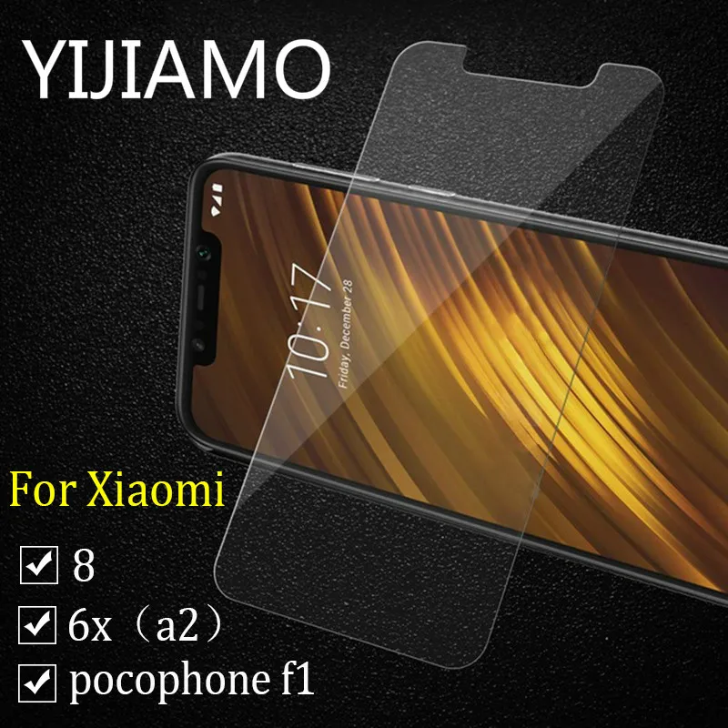 Pocophone F1 стекло для xiaomi 8 se mi защитное 6x A2 защита экрана a1 a2 6 5 mi8 x Закаленное пленка |