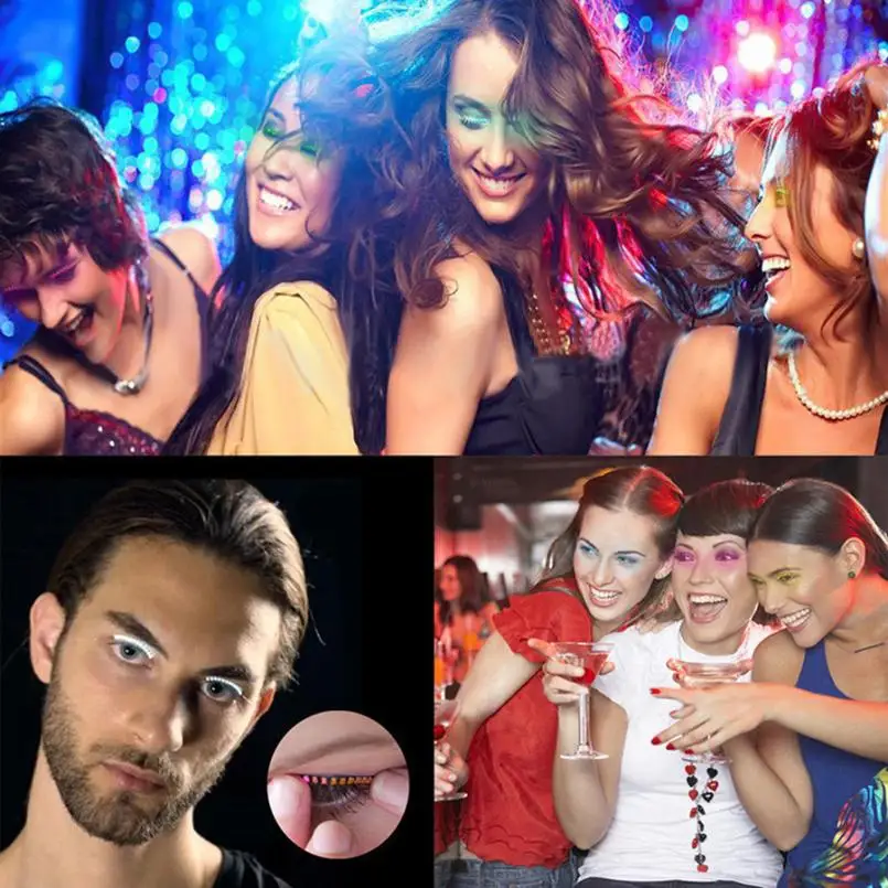 Лучшая цена! СВЕТОДИОДНЫЕ ресницы для век накладные модных иконок салонов