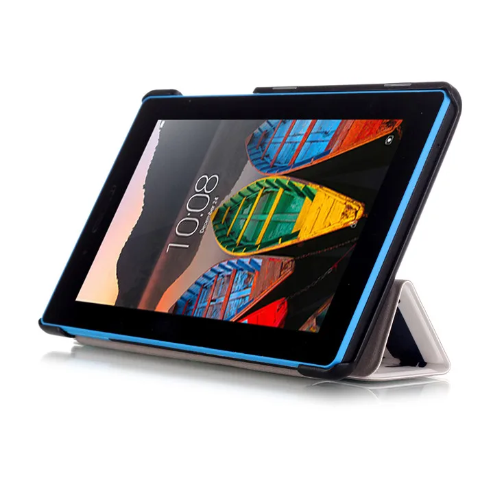 Чехол-подставка из искусственной кожи для lenovo TAB3 Tab 3 7 710 710F 710I TB3-710F 7," Tablet+ 2 шт. Защитная пленка для экрана