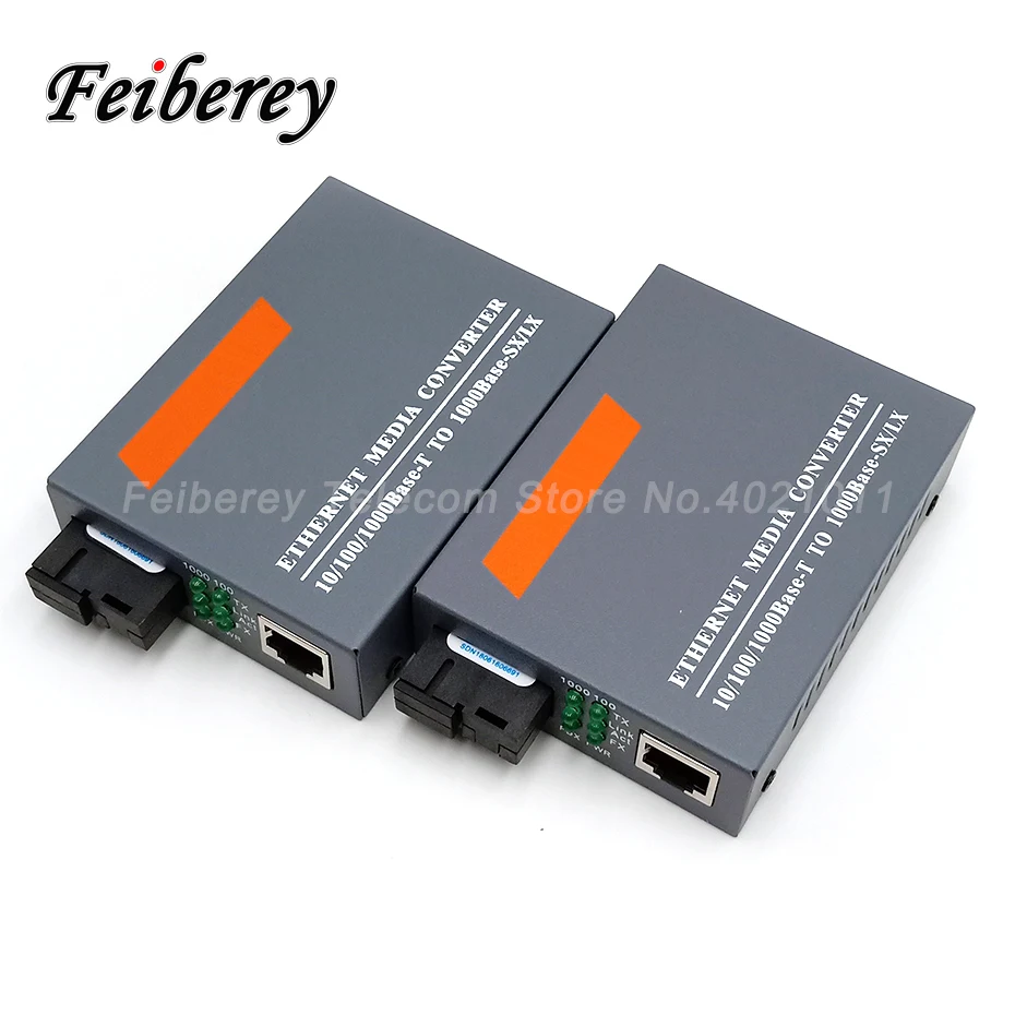 HTB GS 03 A/B волоконно оптический медиаконвертер Gigabit Ethernet 1000 Мбит/с один режим SM
