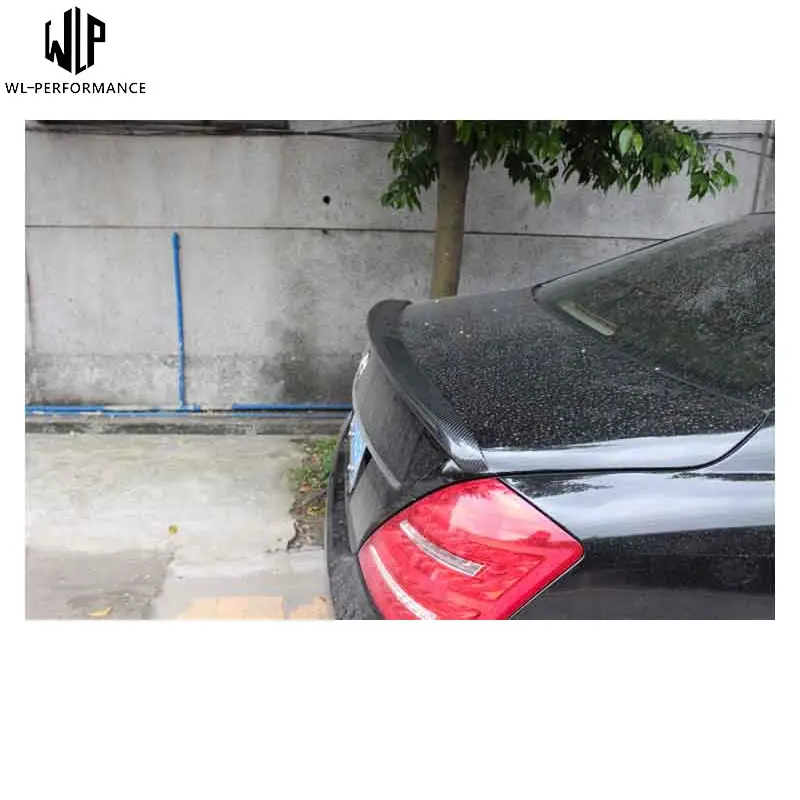 S класс углеродного волокна задний спойлер крыло s багажник губы автомобиля тела