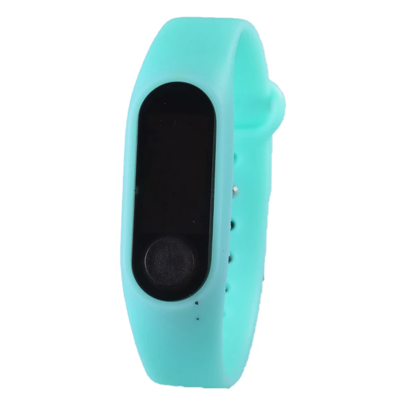Mint Green Детский цифровой браслет силиконовые спортивные электронные часы с таймером для мальчиков и девочек Универсальные часы детские часы Relogio Infantil Montre Enfant Garcon - Цвет: Mint Green