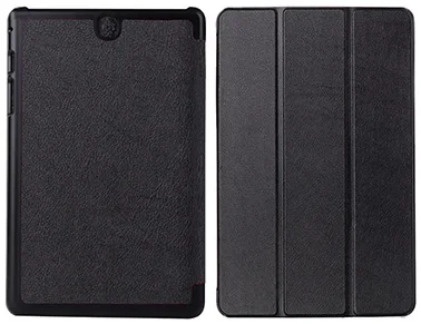 PC-Black Стенд кожаный чехол для samsung Galaxy Tab A 9,7 дюймов SM-T550 SM-P550 SM-T555 SM-P555 планшет защитный Smart Cover+ стилус пленка - Цвет: PC-Black