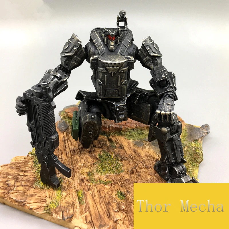 1/27 JOYTOY Аниме/комиксы/Военные Фигурки Робот готовая подвижная коллекция роботов высотой 12 см безвредный ПВХ для детей подарок