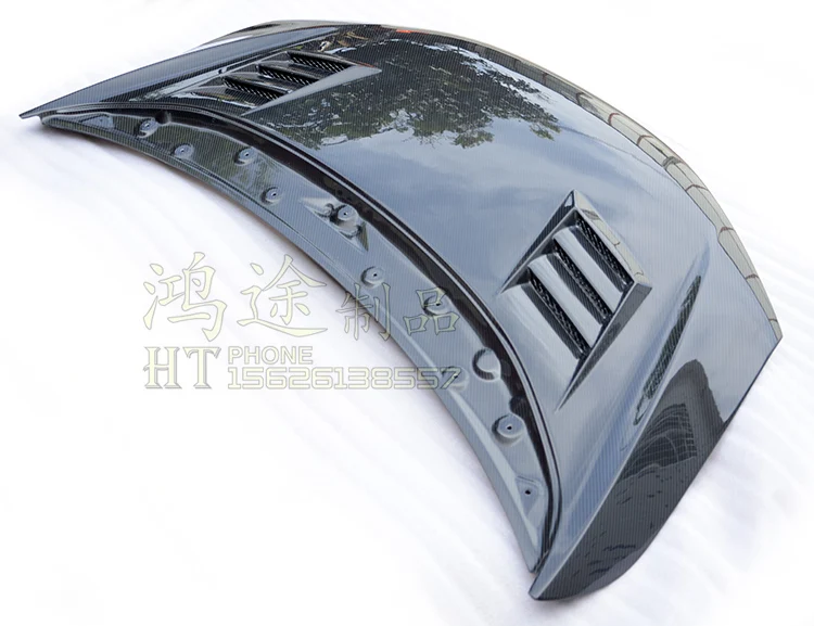 Подходит для HONDA Fit GK5 14-17 капот из углеродного волокна