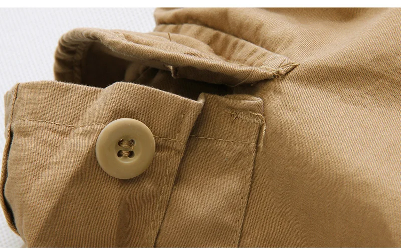 Шорты карго мужские хлопковые с карманами брендовые свободные короткие штаны