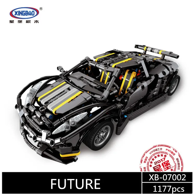 07002 825 шт XingBao 03010 в конструкторах, креативный MOC Technic серия, набор машин Photpong, Обучающие строительные блоки, кирпичи, игрушки, модель, подарок - Цвет: 07002