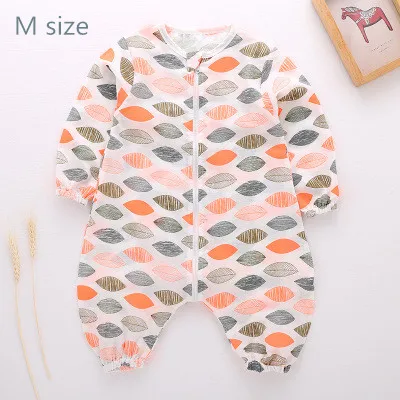 B2 Летний сетчатый спальный мешок для новорожденных 1-4 лет, двойная хлопковая дышащая Пижама для малышей - Цвет: B2