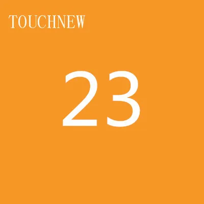 23 TOUCHNEW, 168 цветов, одиночные художественные маркеры, кисть, эскиз, на спиртовой основе, маркеры, двойная головка, манга, ручки для рисования, товары для рукоделия - Цвет: 23
