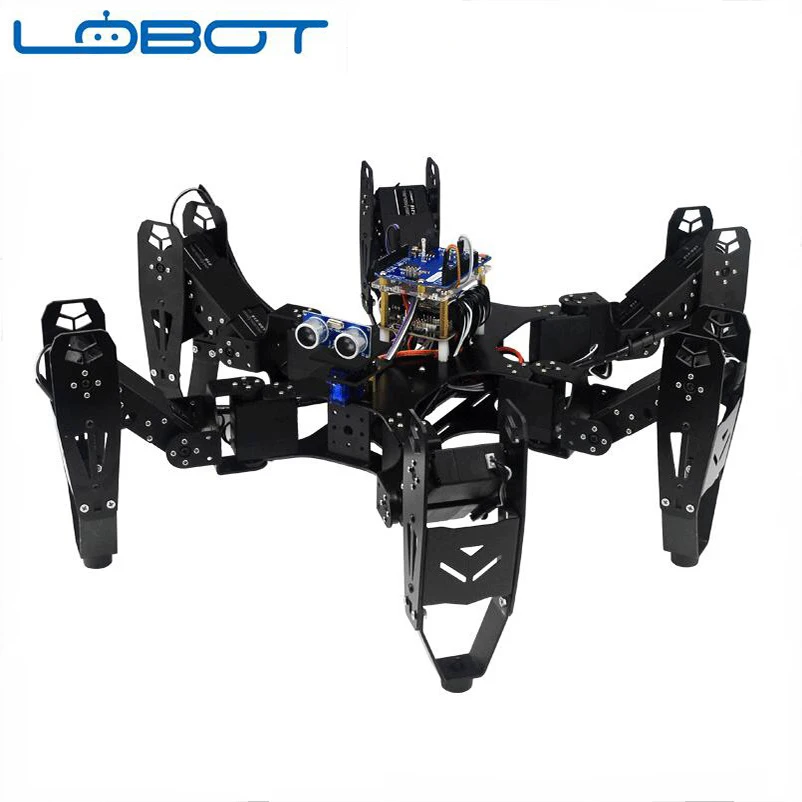 LOBOT гексапод Паук Робот шестиногий с 20 CH Управление Лер Серводвигатель действия