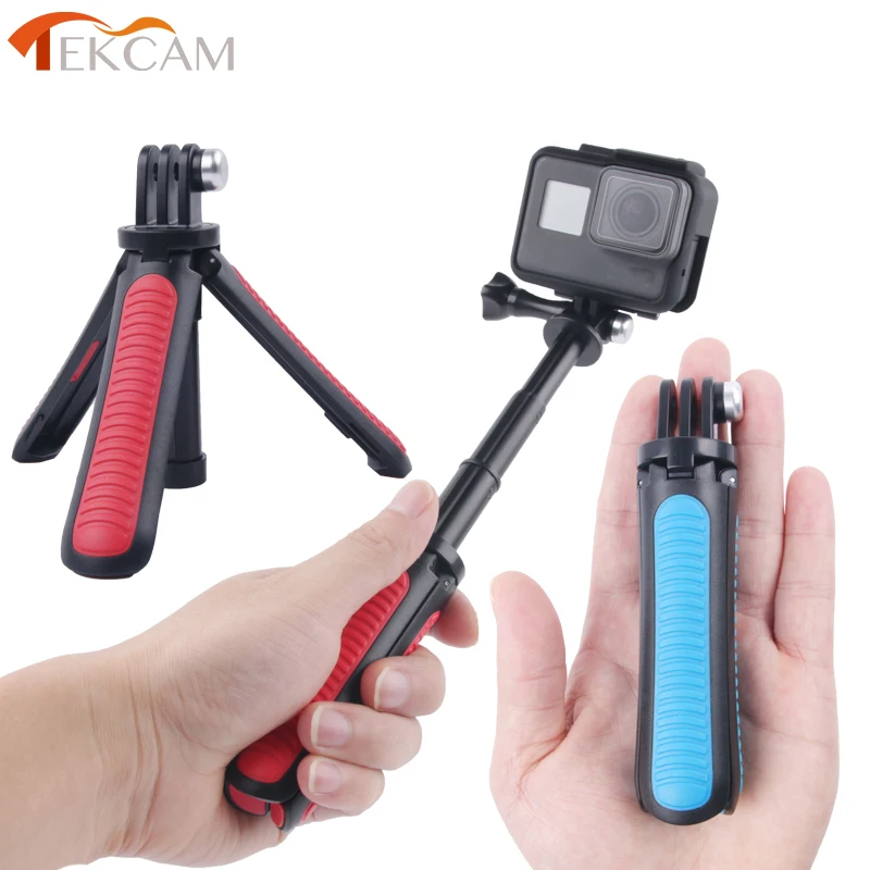 Штатив Tekcam для селфи палки крепление Go pro hero 7/6/5/4 Gopro Session SJCAM SJ6 SJ7 SJ8 SJ5000/XIAOMI YI 4K Lite Eken