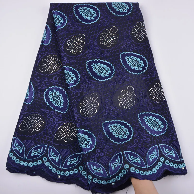 Latest Purple African Cotton Swiss Voile Lace Fabric 2018 High Quality In Switzerland For Party S1358 | Дом и сад