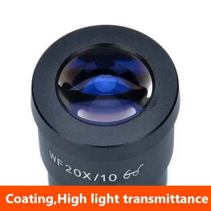 Новое широкое поле WF 20X/10 мм окуляр высокая точка глаз окуляры для