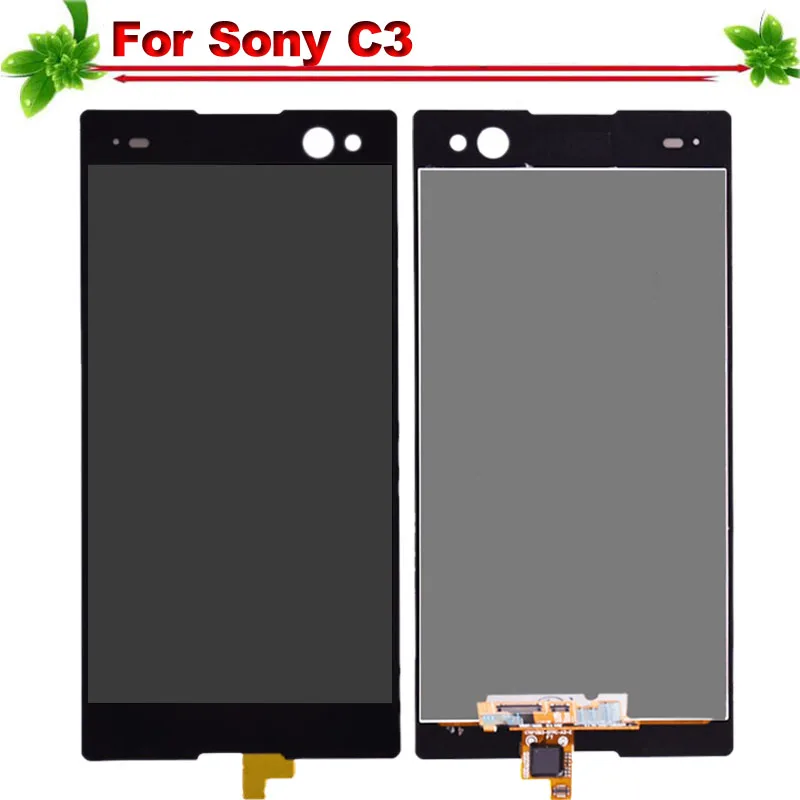 A Quality for Sony Xperia C3 D2533 D2502 LCD Display Touch Screen Digitizer Assembly Replacement | Мобильные телефоны и