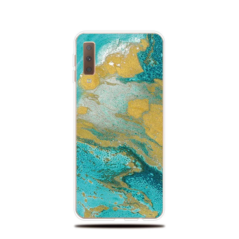 DLS5 Силиконовый чехол для samsung Galaxy A3 A5 A7 Крышка Мрамор шаблон для samsung A6 A8 A9 плюс A6S A8S чехол для телефона - Цвет: DLS5