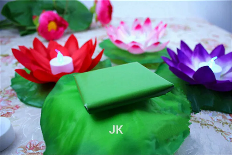 Диаметр 19 см Светодиодная лампа лотоса красочно изменен плавающий бассейн воды