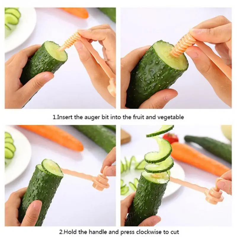 Kitchen Manual Vegetables Cutter Potato Carrot Spiral Slicer Cutting Modes Cooking Tools |